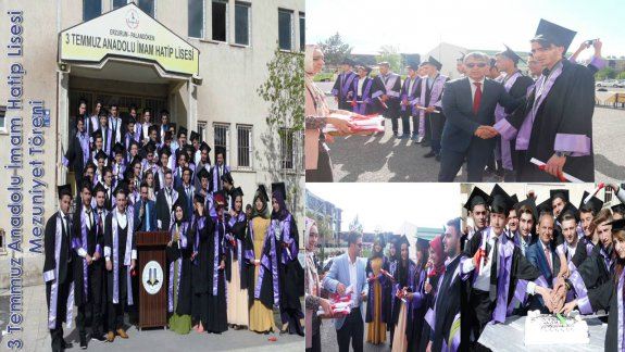 3 Temmuz Anadolu İmam Hatip Lisesi Mezuniyet Töreni