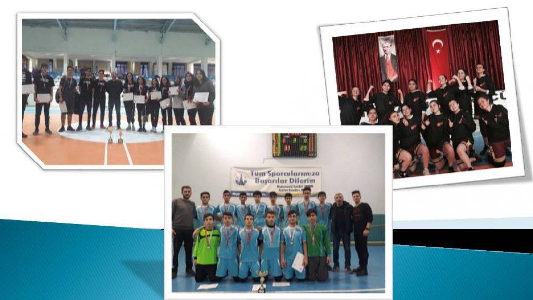Şeh. Yakup Sürücü Anadolu Lisesinden Basketbol, Hentbol ve Badminton'da Büyük Başarı