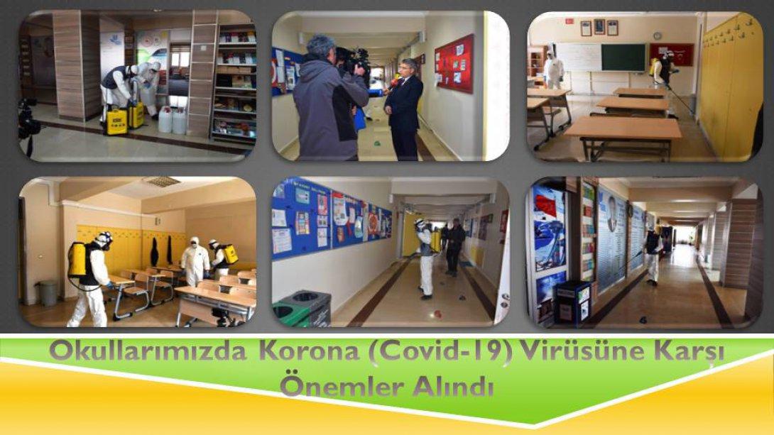 Okullarımızda Korona(Covid-19) Virüsüne Karşı Önemler Alındı