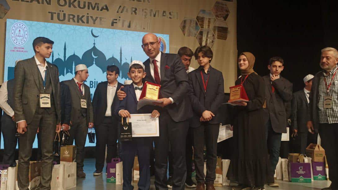 Genç Bilaller Ezan Okuma Yarışması Türkiye 3.sü